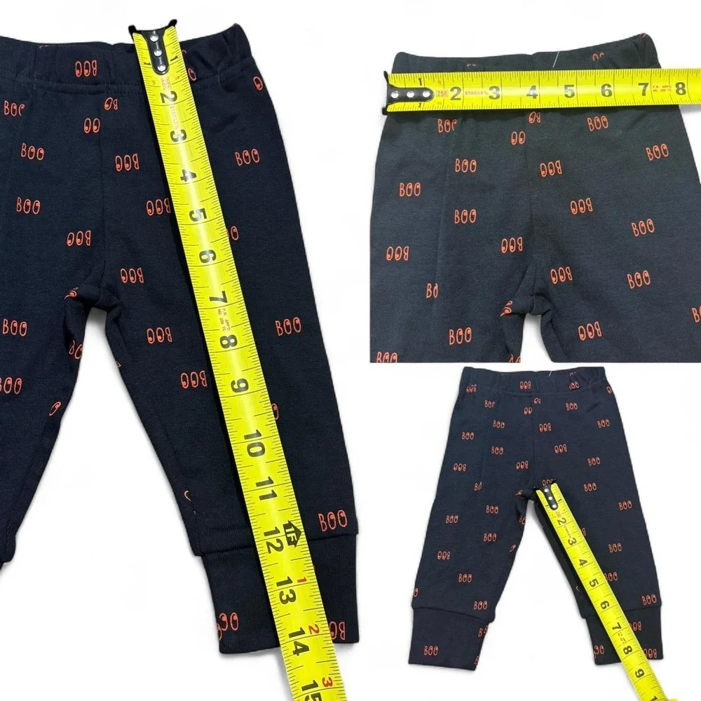 Spooky Graphic Bodysuit & Pants Set Halloween Carter's Just One You Size 6M NWT